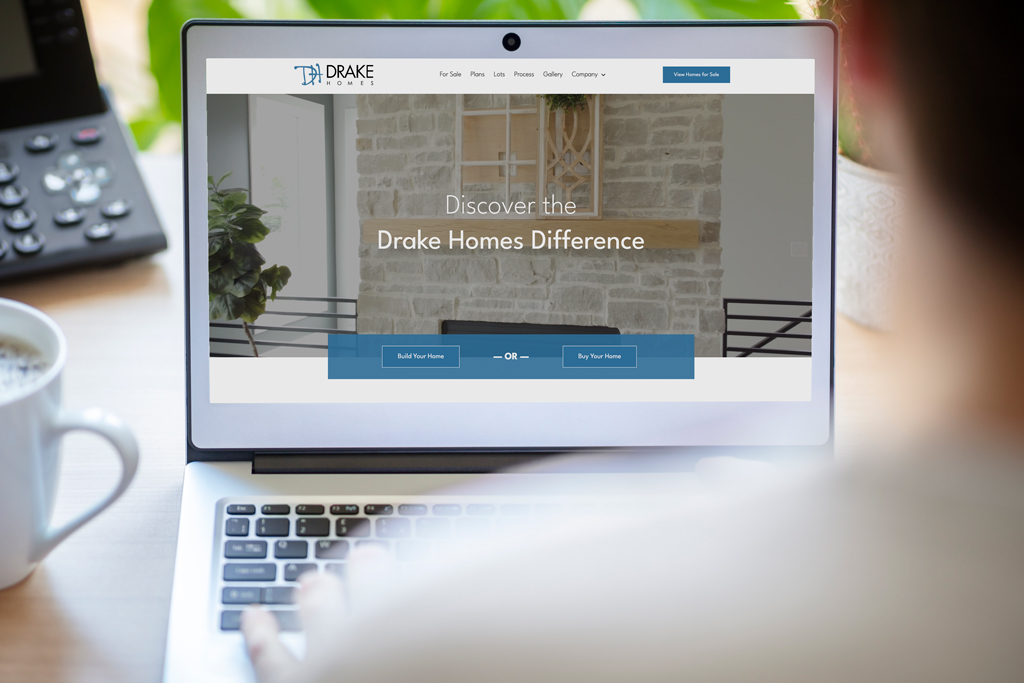 DrakeHomes-Laptop-1024×683 Drake Homes website on laptop screen